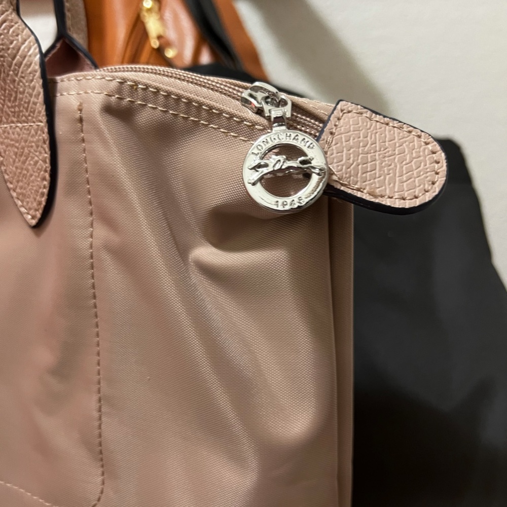 SOLD - Longchamp Le Plige medium tote bag - NEW, blush color - Picture 2 of 7